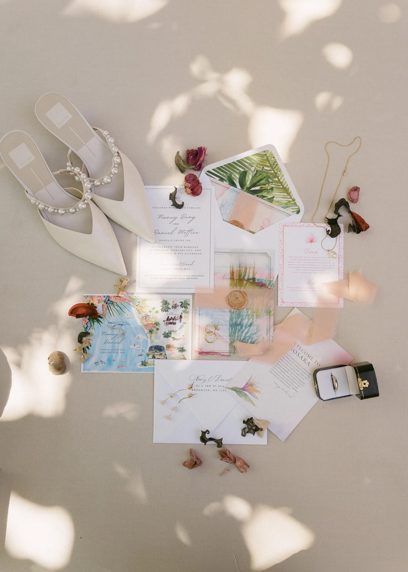 Dan & Nancy, destination wedding in Nosara, Costa Rica — photo 1