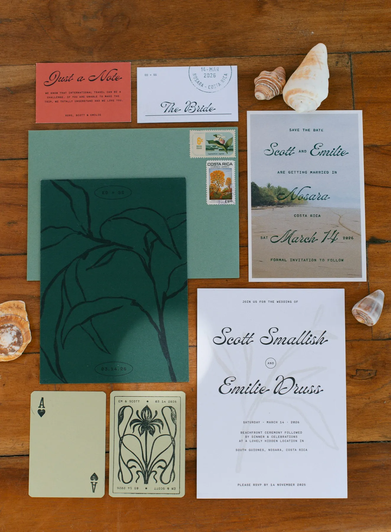 Emilie & Scott, destination wedding in Nosara, Costa Rica — photo 4