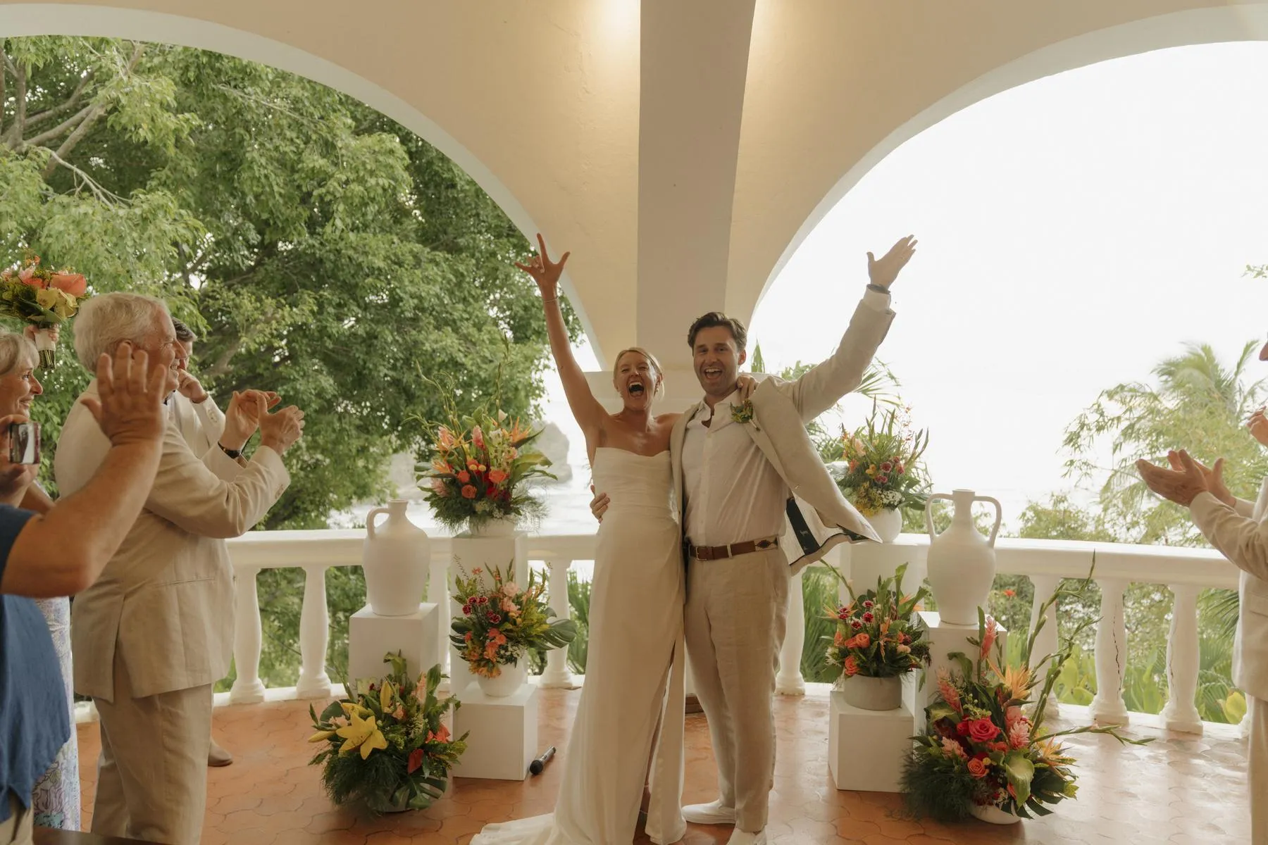 Jenn & Matt, destination wedding in Nosara, Costa Rica — photo 10