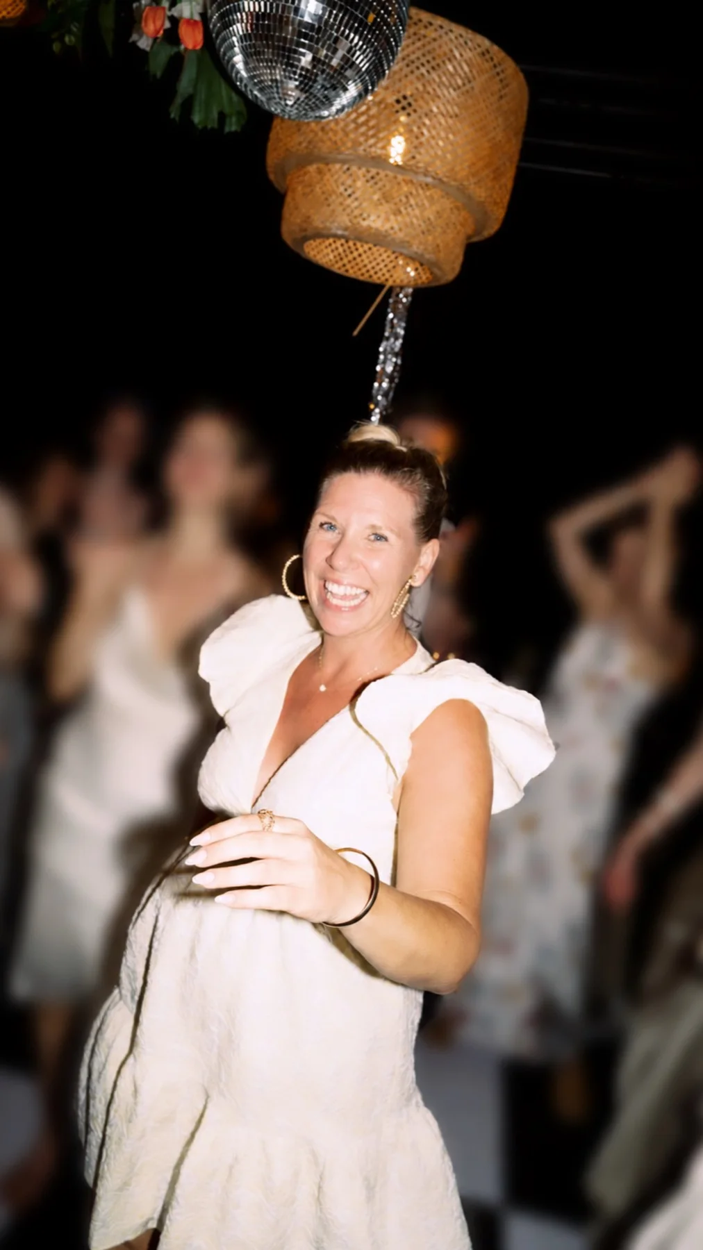 Stacie Brown, owner and creative director of Weddings Nosara, at a celebration in Nosara