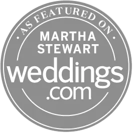 As featured on Martha Stewart Weddings